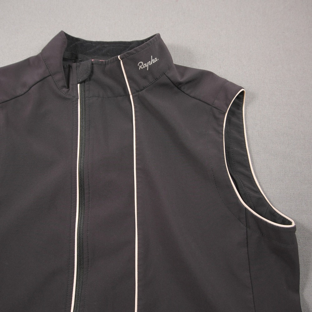 Rapha Full Zip Technical Cycling Men Vest L Black Performance